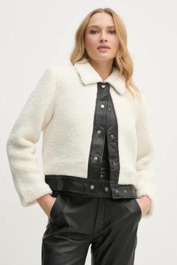 Bunda Pepe Jeans FATIMA béžová farba, prechodná, PL402496