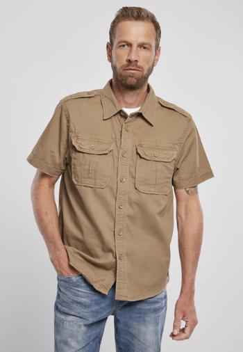 Brandit Vintage Shirt shortsleeve camel - 4XL