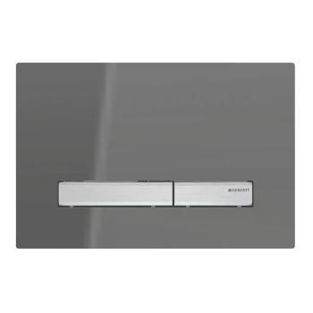 Geberit ovládacie tlačidlo SIGMA 50 dymové zrkadlové sklo, kov-sklo 115.788.SD.2 115.788.SD.2