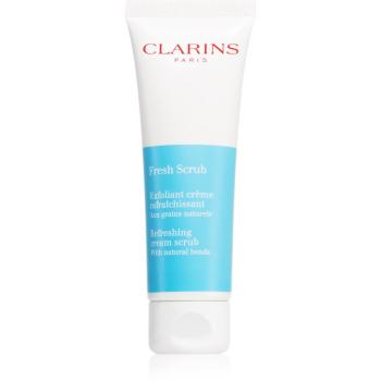 Clarins Cleansing Fresh Scrub krémový peeling pre rozjasnenie a hydratáciu 50 ml