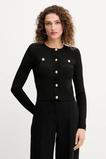 Kardigán Marciano Guess JANET čierna farba, ľahký, 5YGR32 5881Z