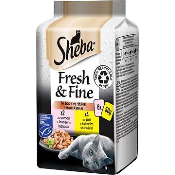 Sheba Fresh & Fine Mixovaný výber 6× 50 g (4770608260040)