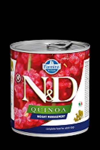 N&D DOG QUINOA Weight Management Lamb & Brocolli 285g + Množstevná zľava 1+1