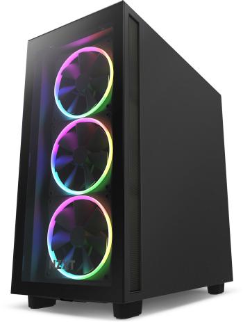 Számítógépház NZXT H7 Elite Matte Black