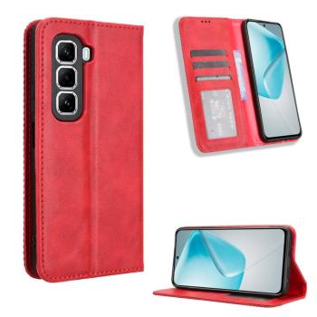 BUSINESS Peňaženkové puzdro pre Infinix Hot 50 Pro červené