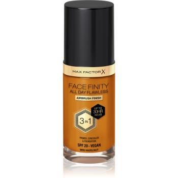 Max Factor Facefinity All Day Flawless dlhotrvajúci make-up SPF 20 odtieň W95 Hazelnut 30 ml