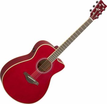 Yamaha FSC-TA Ruby Red Elektroakustická gitara Dreadnought