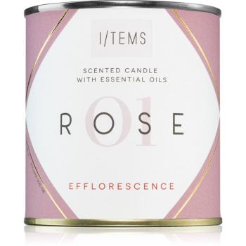 I/TEMS Essential 01 / Rose vonná sviečka 200 g