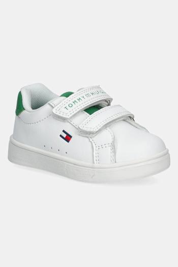 Detské tenisky Tommy Hilfiger zelená farba, T1X9-33836