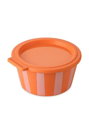 Skladovací box Koziol 700 ml oranžová farba