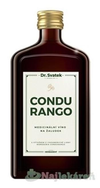 Dr.Svatek CONDURANGO sladové víno na žalúdok, 500ml