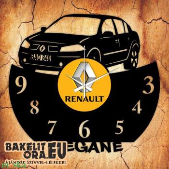 RENAULT MEGANE bakelit óra, saját rendszámmal, vagy felirattal