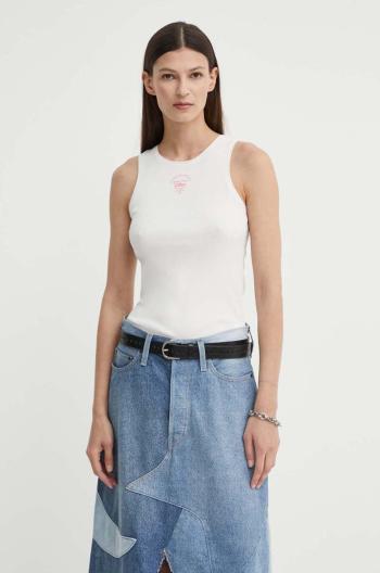 Bavlnený top G-Star Raw šedá farba, D24645-5268