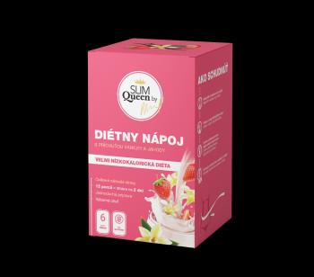 SLIM QUEEN Diétny nápoj, vanilka & jahoda 12 x 32 g