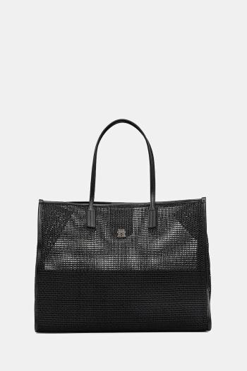 Kabelka Tommy Hilfiger čierna farba, AW0AW17640