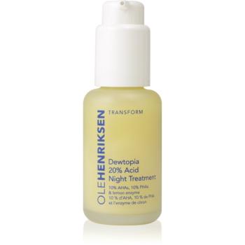 OLEHENRIKSEN Transform Dewtopia 20% Acid Night Treatment nočné sérum proti vráskam a tmavým škvrnám 30 ml