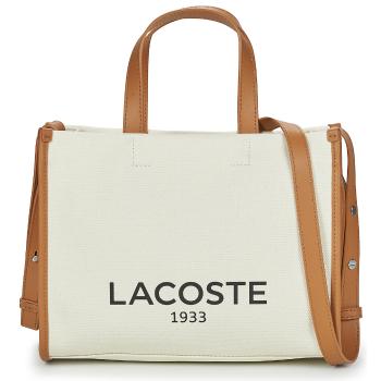 Lacoste  HERITAGE CANVAS ZIPPE  Veľká nákupná taška/Nákupná taška Béžová