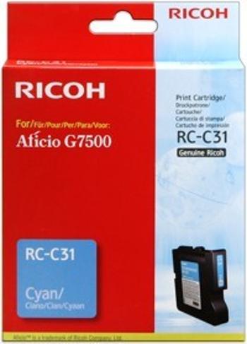 Ricoh 405505 azúrová (cyan) originálna gélová cartridge