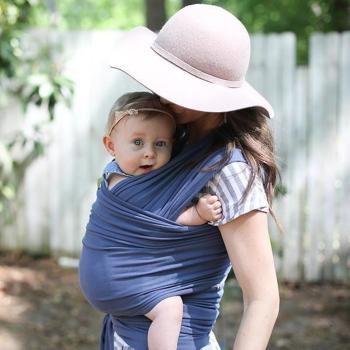 BOBA Wrap Vintage Blue nosič detí šatka 1 kus