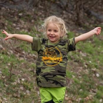 Mikbaits Dětské tričko camou,Mikbaits Dětské tričko camou