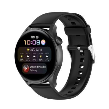 SILICONE Remienok pre Huawei Watch 4 / Watch 4 Pro čierny