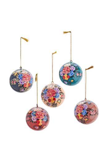 Madam Stoltz karácsonyfadíszek 7 cm 5 db