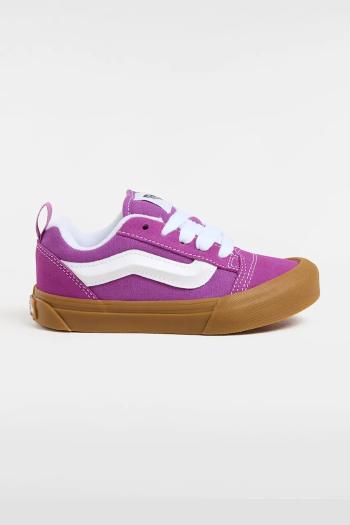 Detské tenisky Vans Knu Skool fialová farba, VN000CYUE2T1
