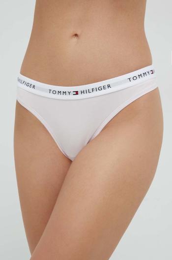 Tangá Tommy Hilfiger ružová farba, UW0UW03835