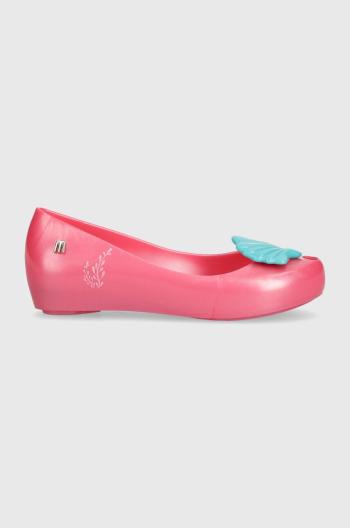 Detské balerínky Melissa ULTRAGIRL LITTLE fialová farba