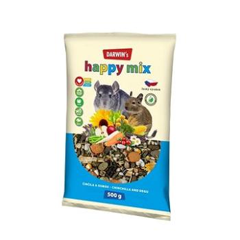 Darwins Činčila a Degu Happy mix 500 g (8595117404169)