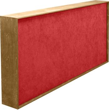 Mega Acoustic FiberExcellent120 Natural/Red Absorpčný drevený panel