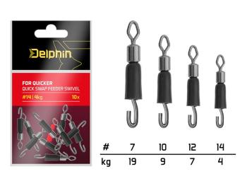 Delphin Rychloobratlík s gumičkou FDR Quicker 10ks,Delphin Rychloobratlík s gumičkou FDR Quicker 10ks