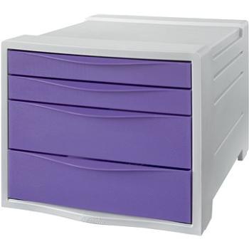 ESSELTE Colour Breeze A4, 4 zásuvky, levanduľový (628458)