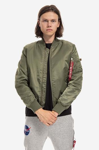 Bunda Alpha Industries MA-1 VF 59 191118 01 pánska, zelená farba, prechodná