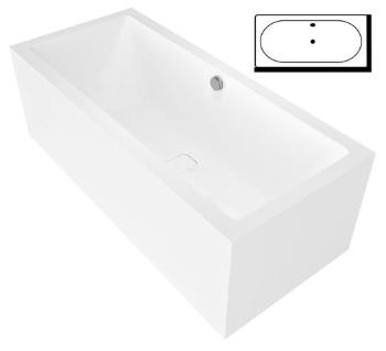 Obdĺžniková vaňa Polysan MARLENE L MONOLITH 185x85 cm akrylát ľavá 71607ML