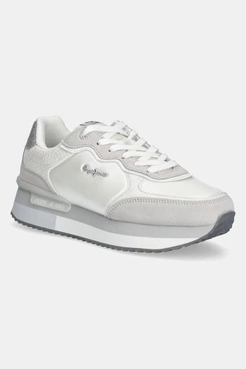 Tenisky Pepe Jeans RUSPER SHINE dámske, béžová farba, PLS60033