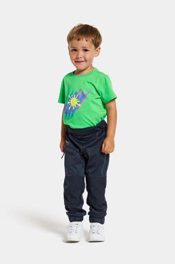 Detské nohavice Didriksons LÖVET KIDS PANT 8 tmavomodrá farba
