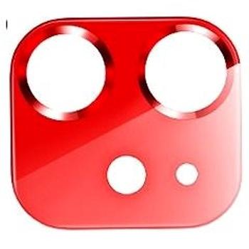 USAMS US-BH706 Metal Camera Lens Glass Film for iPhone 12 mini red (BH706JTT03)