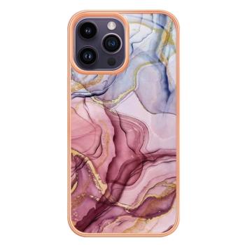 IMD MARBLE Ochranný kryt pre Apple iPhone 16 Pro ROSE RED