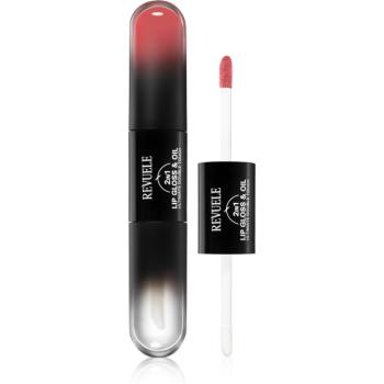 Revuele 2IN1 Lip Gloss & Oil lesk na pery 2 v 1 odtieň 07 7 ml