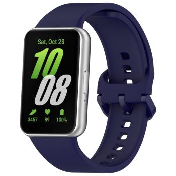 SILICONE Vymeniteľný remienok pre Samsung Galaxy Fit3 tmavomodrý