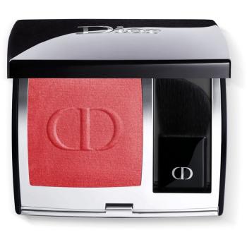 DIOR Rouge Blush arcpirosító kompakt ecsettel és tükörrel árnyalat 999 (Satin) 6 g