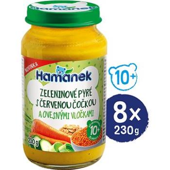 HAMÁNEK Zeleninové pyré s červenou šošovicou a ovsenými vločkami 8× 230 g (18595139797482)