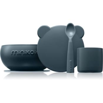 Minikoioi BLW I Deep Blue jedálenská súprava