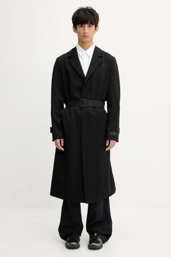 Kabát MM6 Maison Margiela čierna farba, prechodný, SH0AA0009