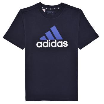 adidas  Essentials Two-Color Big Logo Cotton T-Shirt  Tričká s krátkym rukávom Námornícka modrá