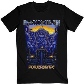 Iron Maiden Tričko Dark Ink Powerslaves Unisex Black M