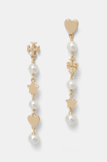 Náušnice Tory Burch Kira Linear Pearl 167336-137