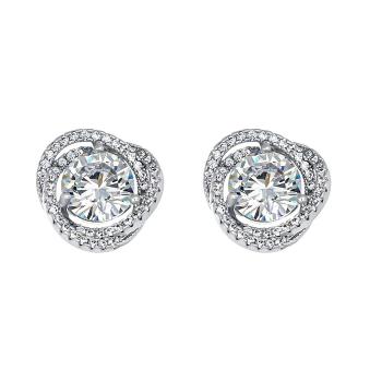 CRYSTalp Elegantné náušnice s kryštálmi Ray 42334.R