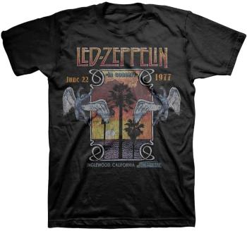 Led Zeppelin Tričko Inglewood Unisex Black M